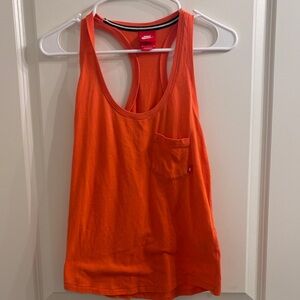 Nike Bright Orange Sleeveless Top